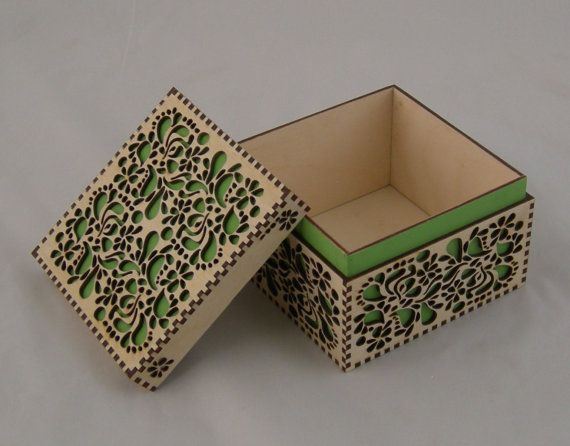 Laser cut box background